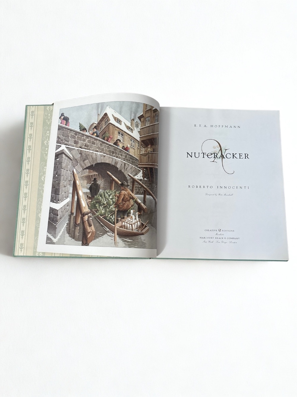Vintage 96 Nutcracker Hardcover Book E.T.A. Hoffman illustrate Roberto Innocenti